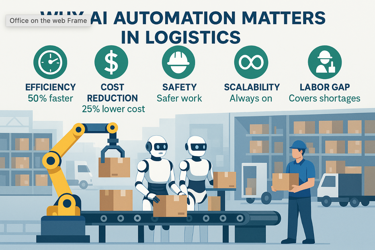 TMA Solutions Figure 1 Key Benefits of AI Automation in Logistics 